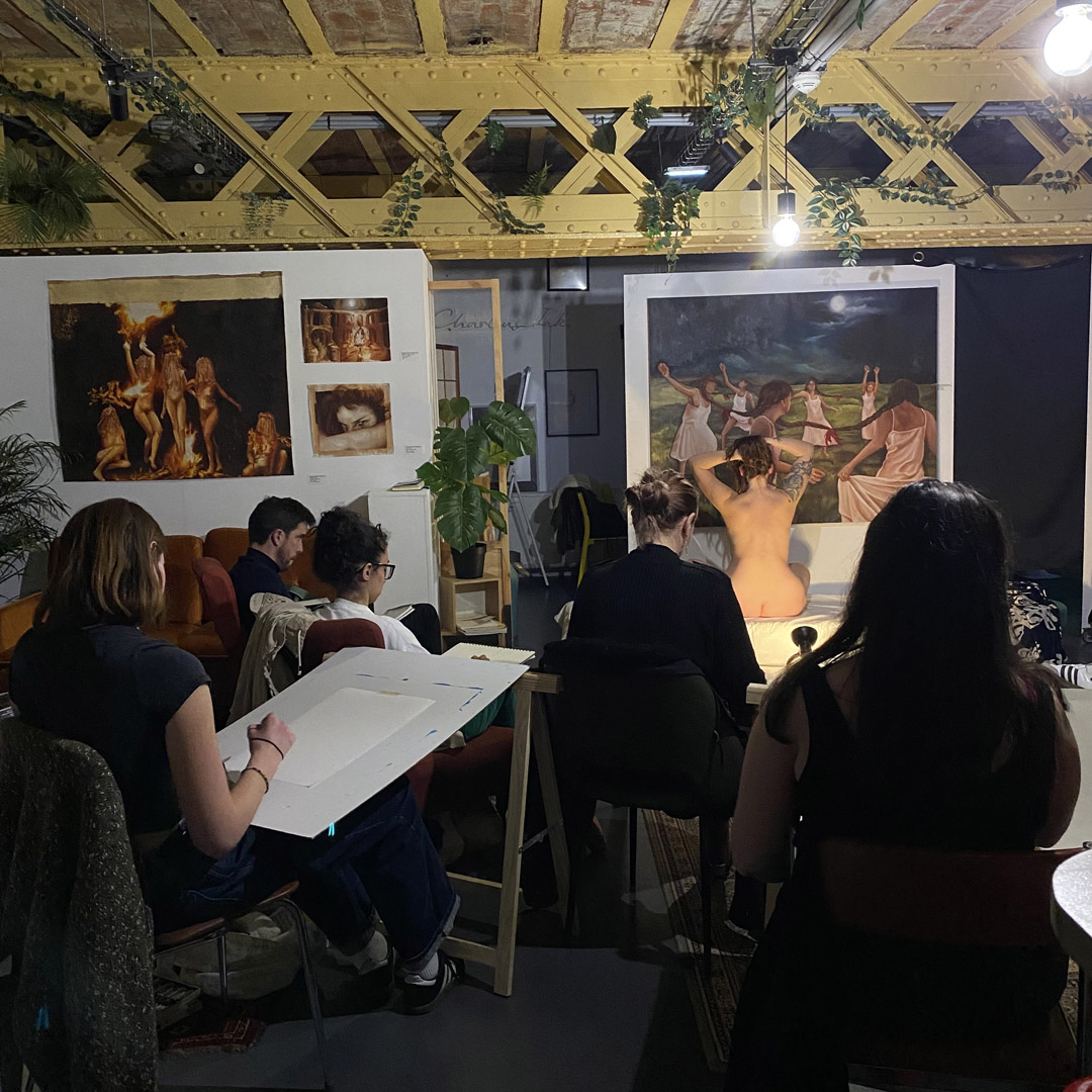 cours modele vivant nue moon creative workspace bordeaux gironde 2