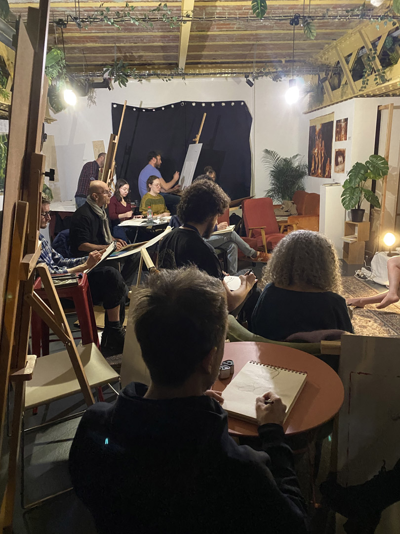 cours modele vivant nue moon creative workspace bordeaux gironde 4