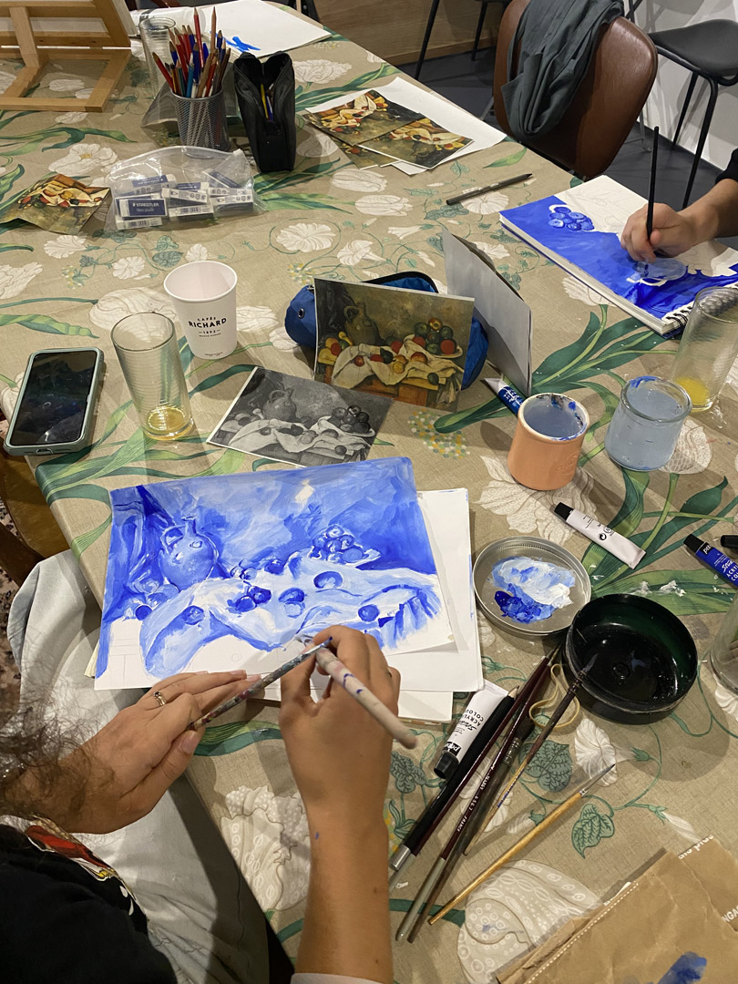 cours peinture moon creative workspace bordeaux gironde 2