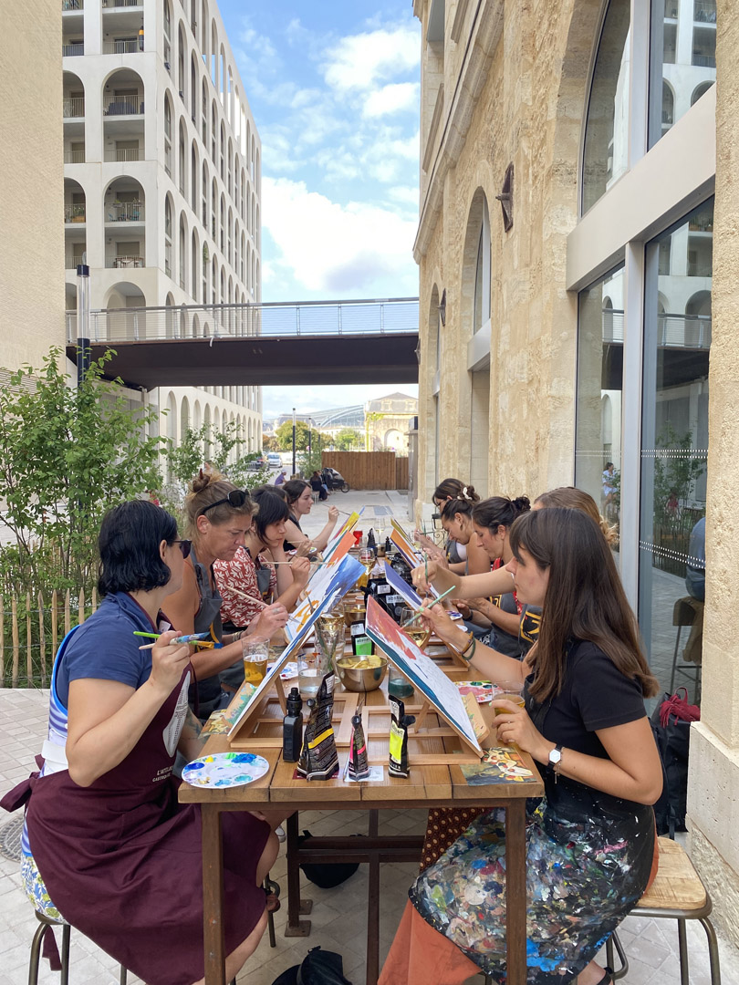 cours peinture moon creative workspace bordeaux gironde 4