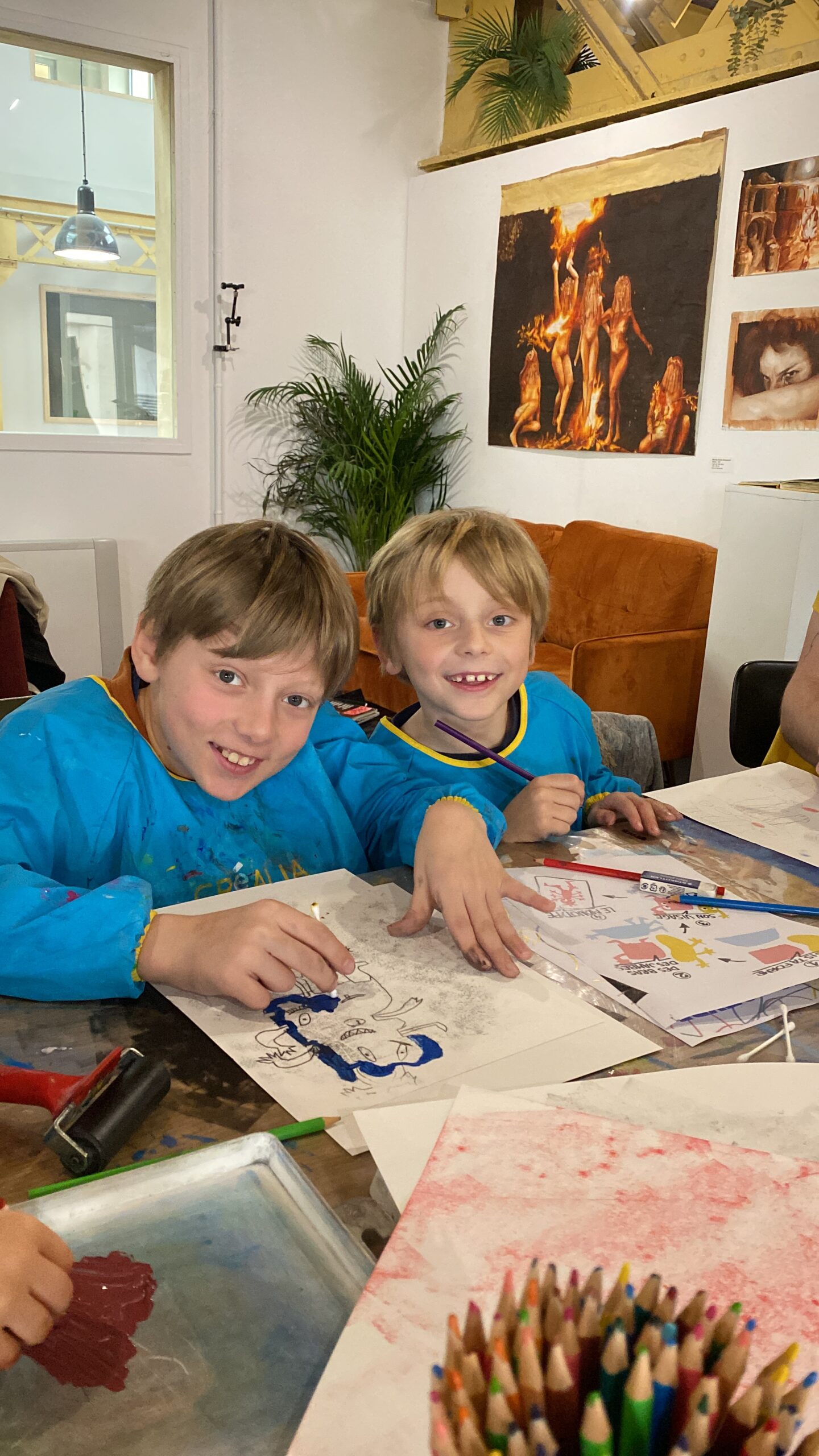 cours arts plastique enfant moon creative workspace bordeaux gironde 6
