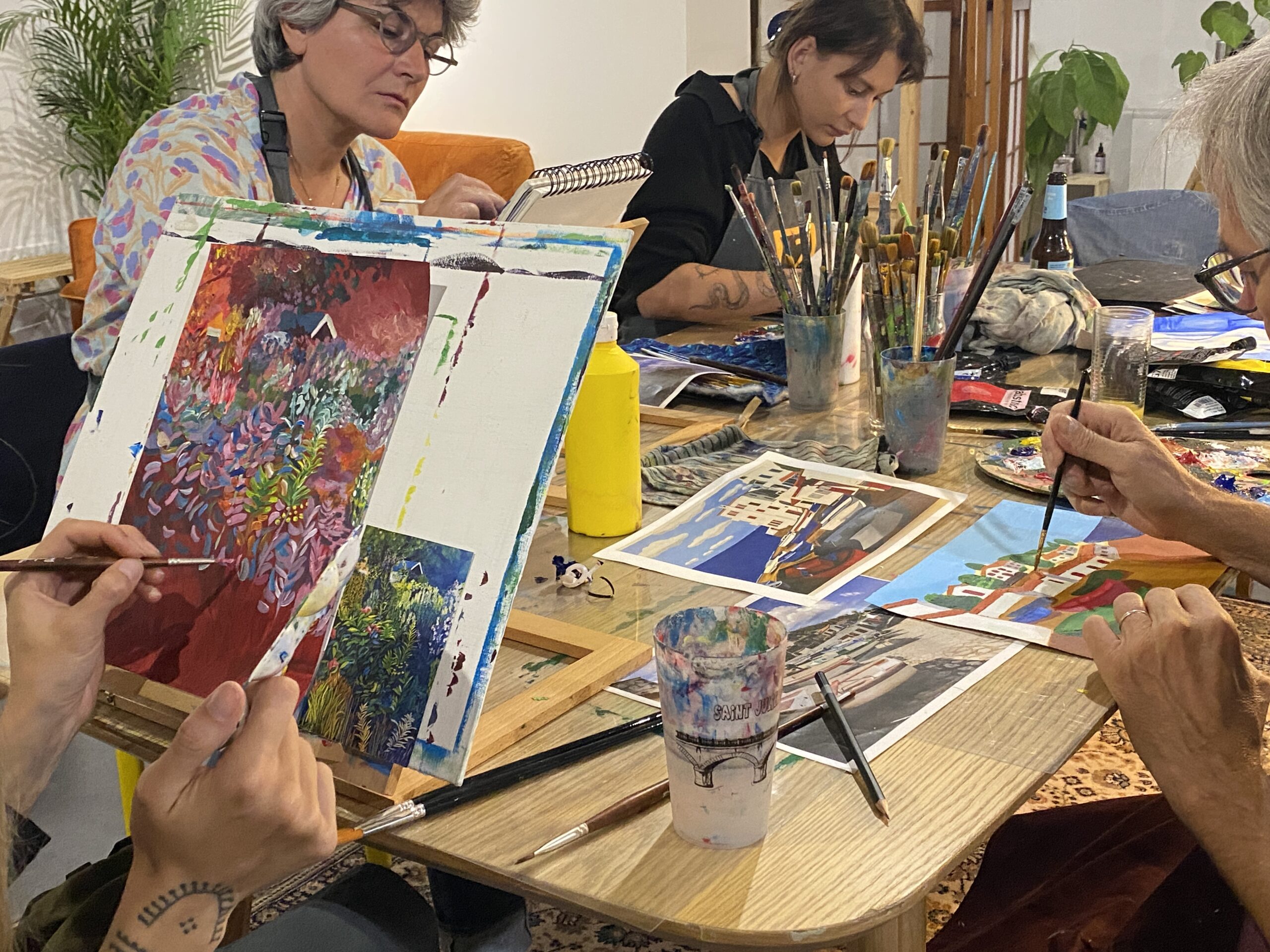 cours peinture moon creative workspace bordeaux gironde 11