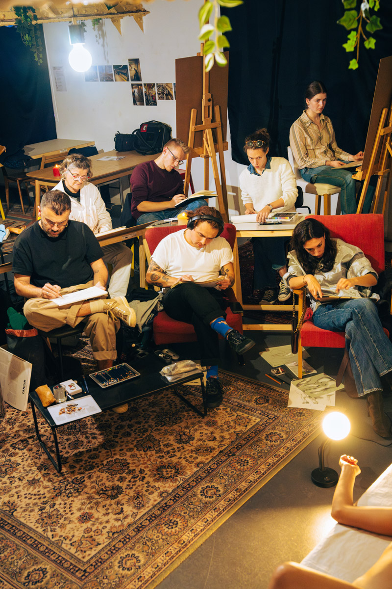 cours modele vivant bordeaux moon creative workspace tiers lieu artistique gironde 31